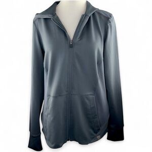 5.11 Tactical Women’s M Gray Blue Full Zip Hoodie Jacket Training‎ Layer Stretch